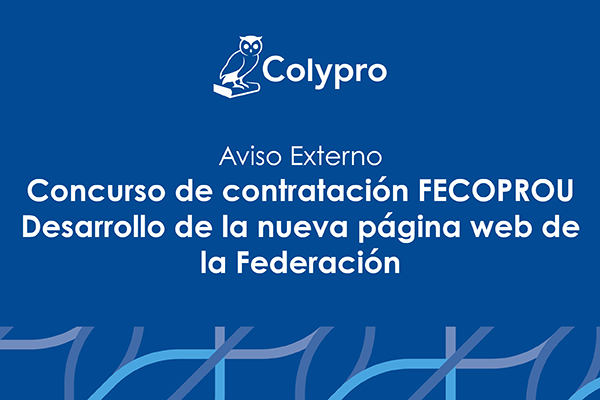 ARTE NOTICIA Publicación Aviso Externo Contratación Sitio Web FECOPROU 44298